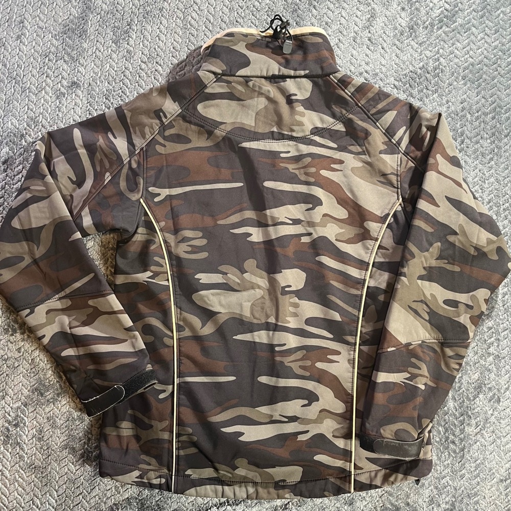 Clique Camouflage Softshell Jacket Full Zip Fleec… - image 8